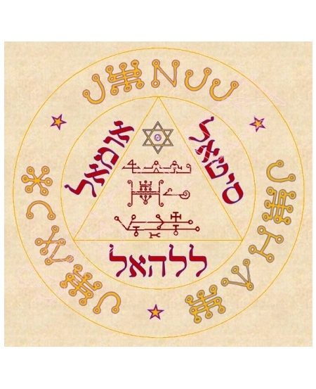 Pentacle individuel sur parchemin