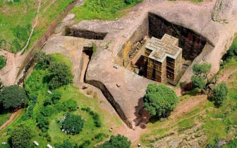 Lalibela - Vue aérienne